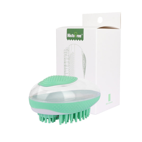 Silicone Bath Brush 2-in-1 Set For Your Pet