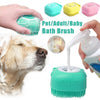 Silicone Bath Massage Glove Brush For Pets
