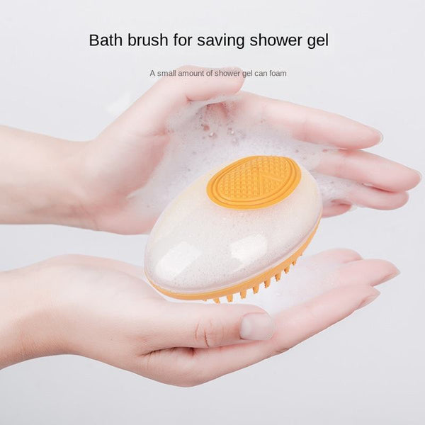 Silicone Bath Brush 2-in-1 Set For Your Pet