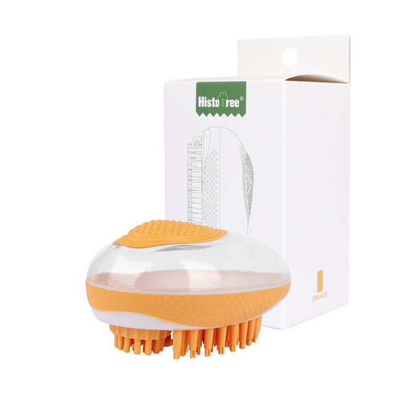 Silicone Bath Brush 2-in-1 Set For Your Pet