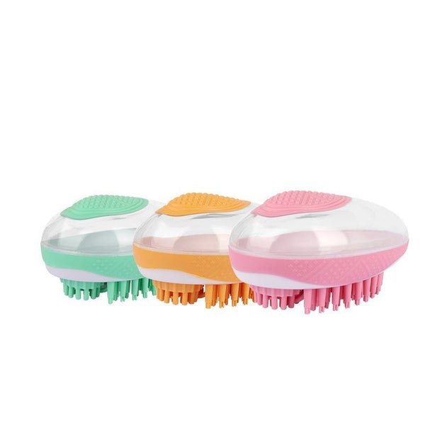 Silicone Bath Brush 2-in-1 Set For Your Pet